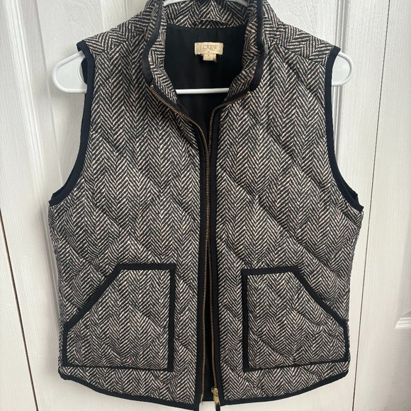 J.Crew Herringbone Vest - Picture 1 of 5